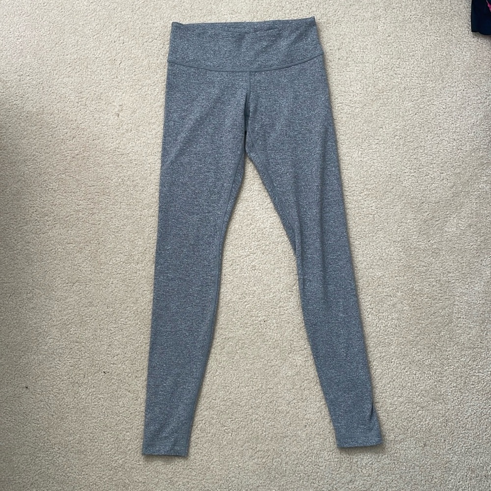 Has not sold yet - Lululemon leggings (I think they are align 28 in)